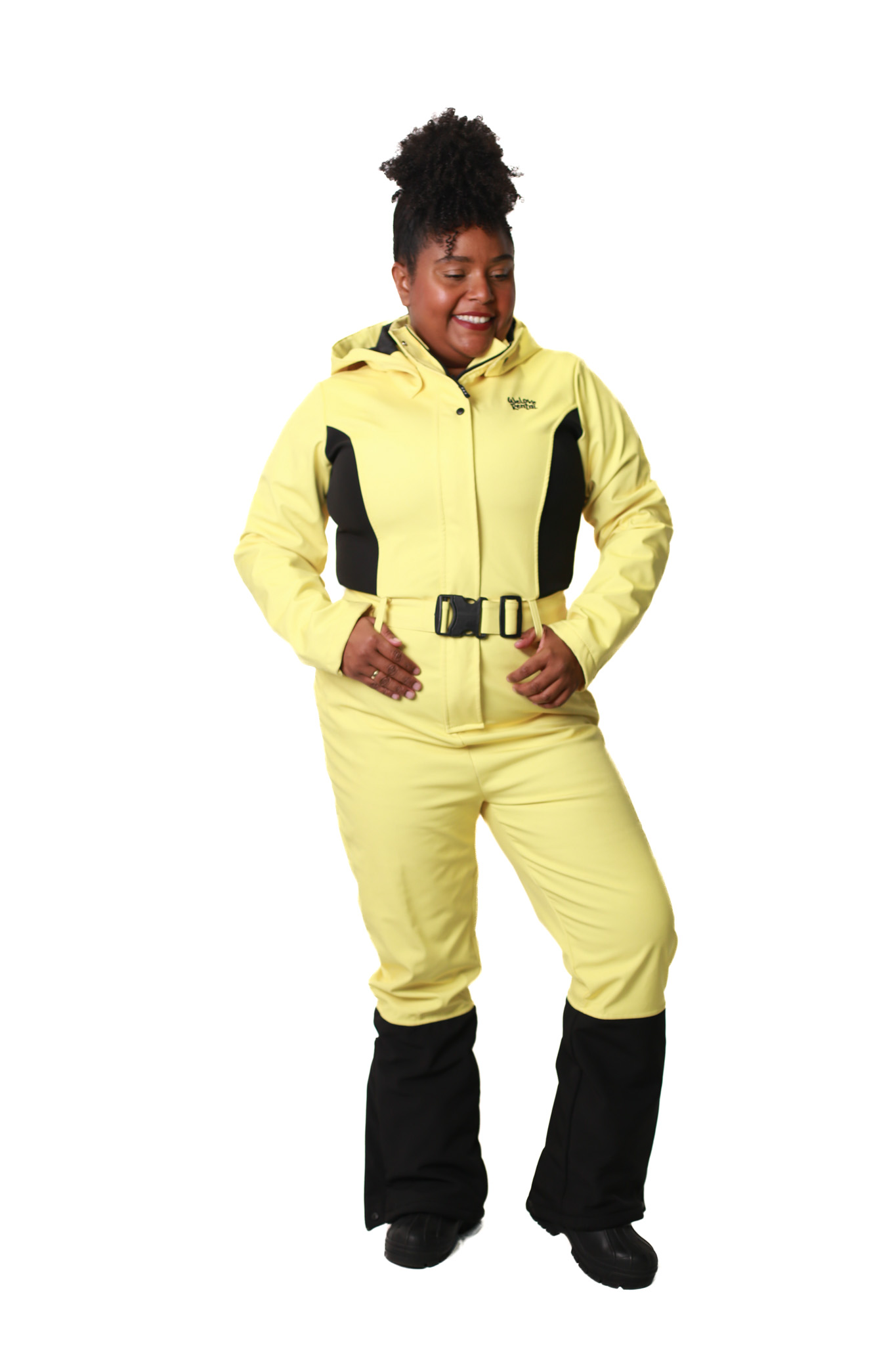 Macacão Amarelo Lima com Preto