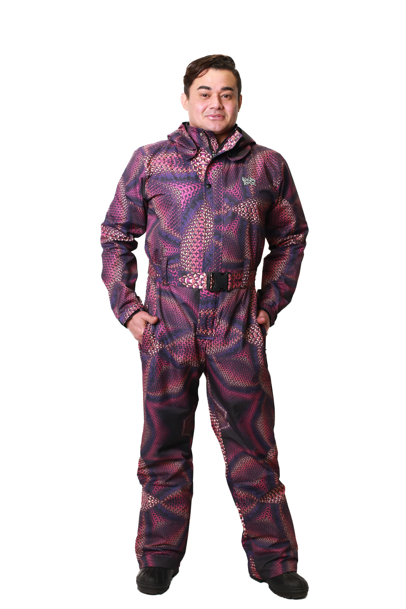 Macacão Roxo/Magenta Escamas