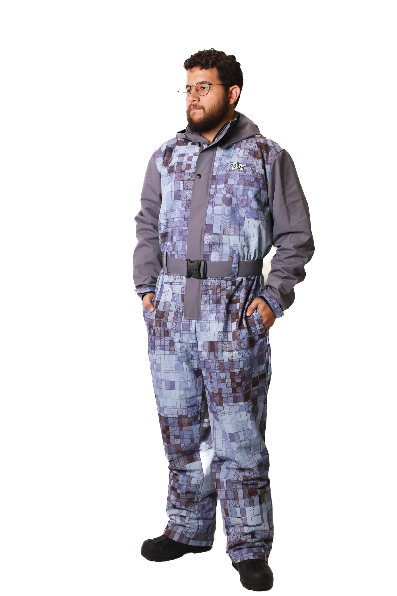 Macacão Cinza Pixel