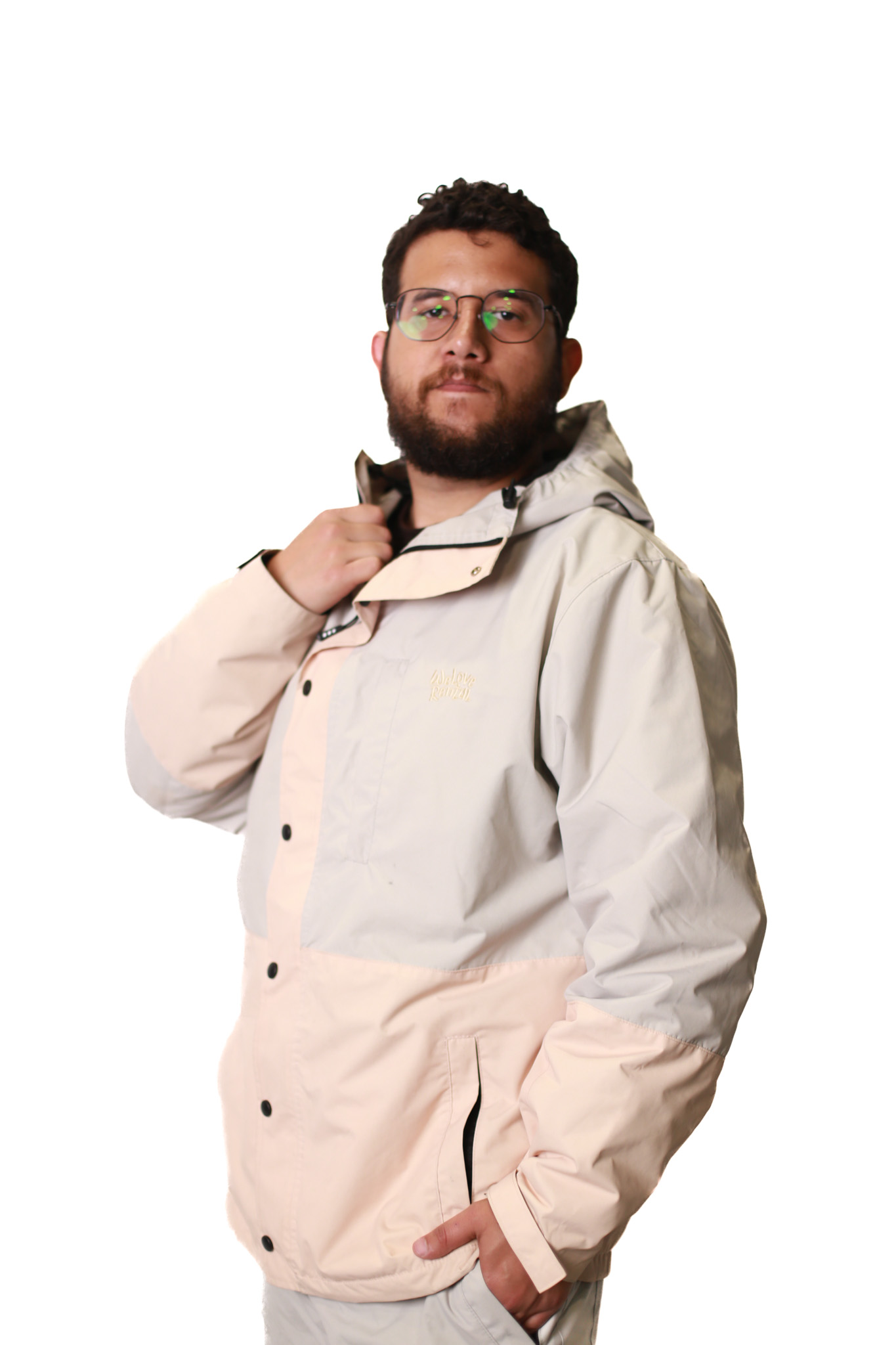 Jaqueta Bege/Cinza Two-Tone